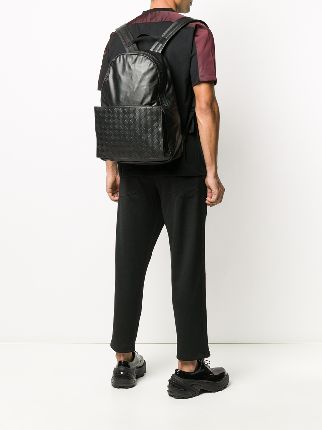 woven leather backpack展示图