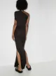 Rick Owens one-shoulder maxi gown