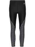 P.E Nation Dominion star print performance leggings - Black