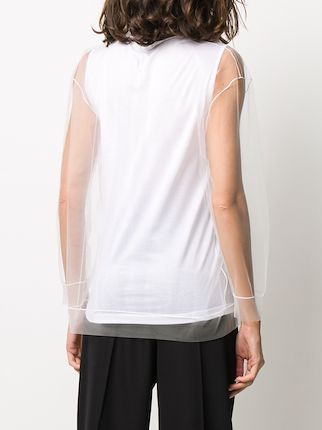 plain relaxed fit tank top展示图