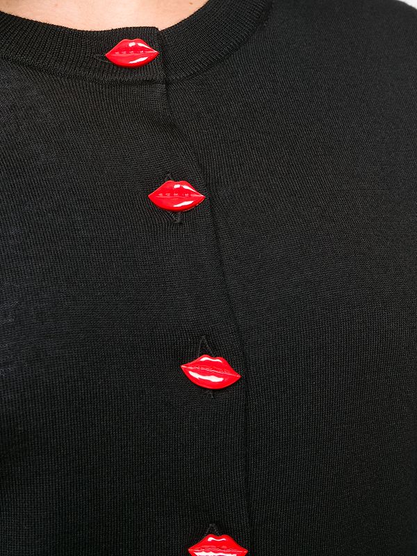 paul smith lips cardigan