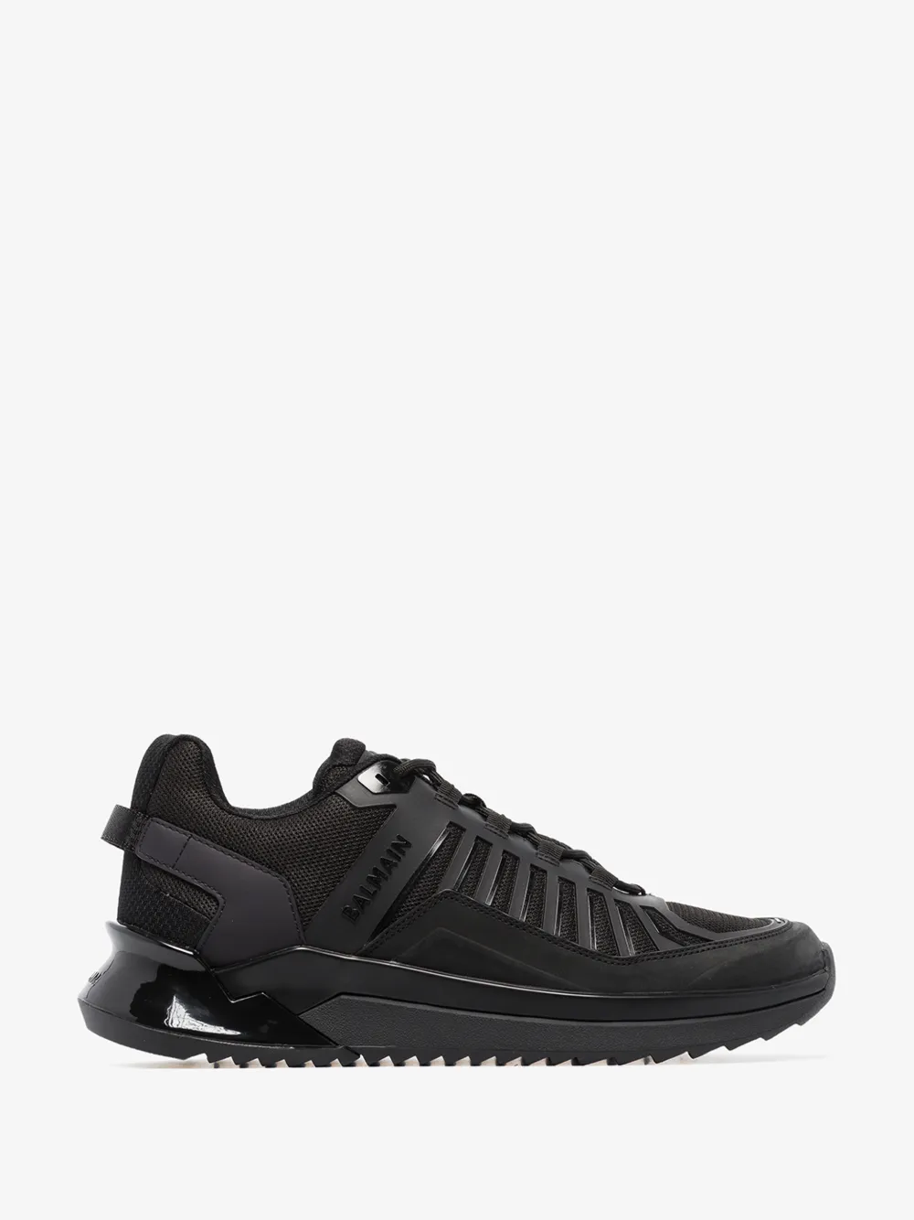 BALMAIN BALMAIN BLACK TRAIL SNEAKERS,TM0C212LMNR14818328