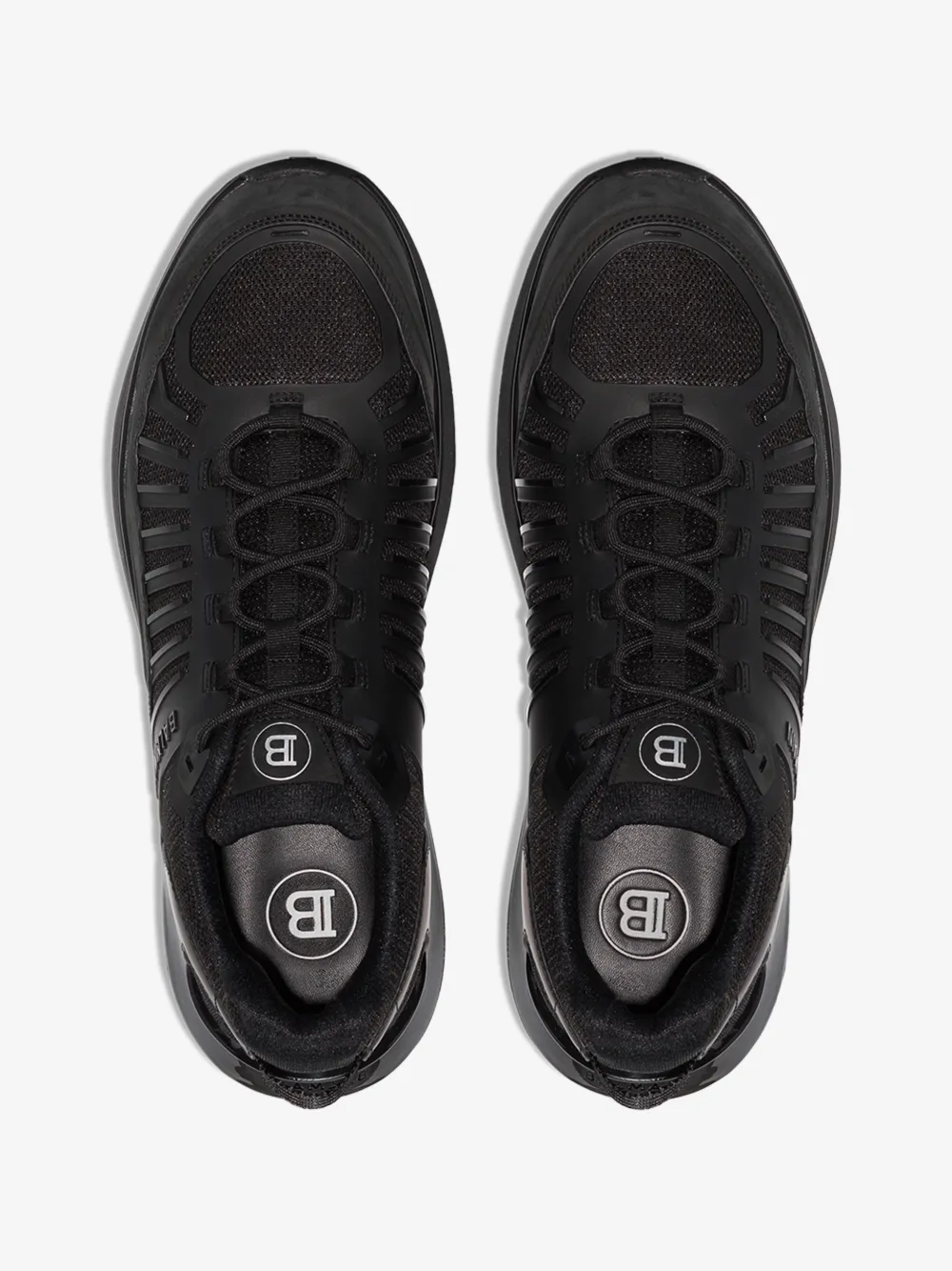 BALMAIN BALMAIN BLACK TRAIL SNEAKERS,TM0C212LMNR14818328