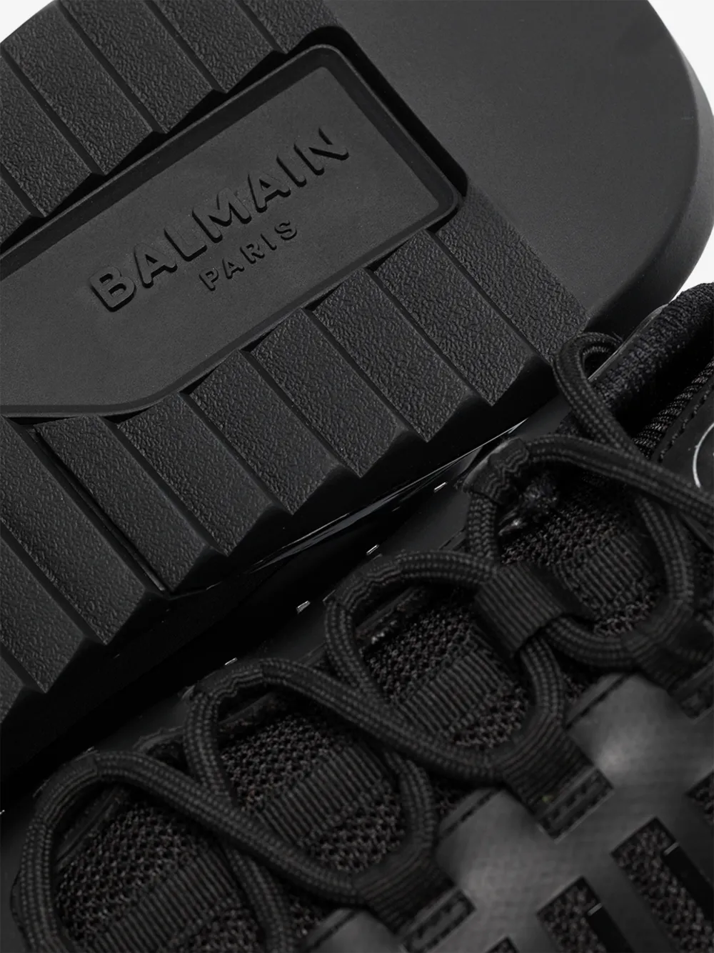 BALMAIN BALMAIN BLACK TRAIL SNEAKERS,TM0C212LMNR14818328