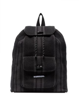 striped bookbag