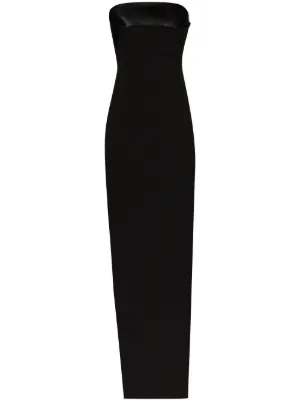 rick owens strapless dress