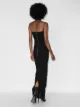 Rick Owens bustier strapless evening gown