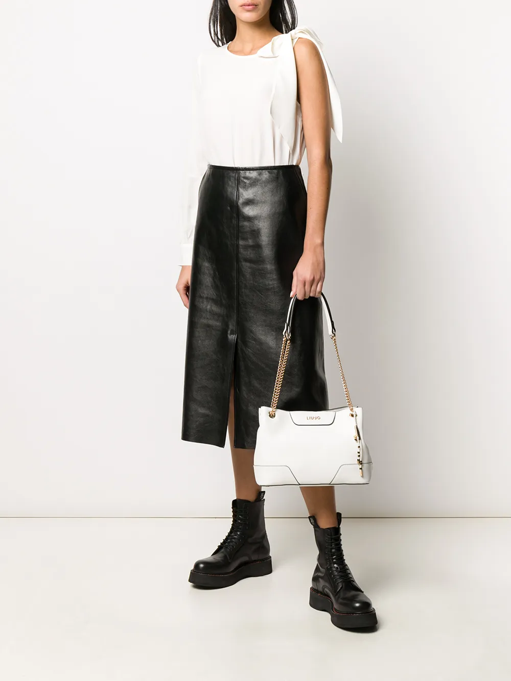 TWINSET Blouse verfraaid met strik - Wit