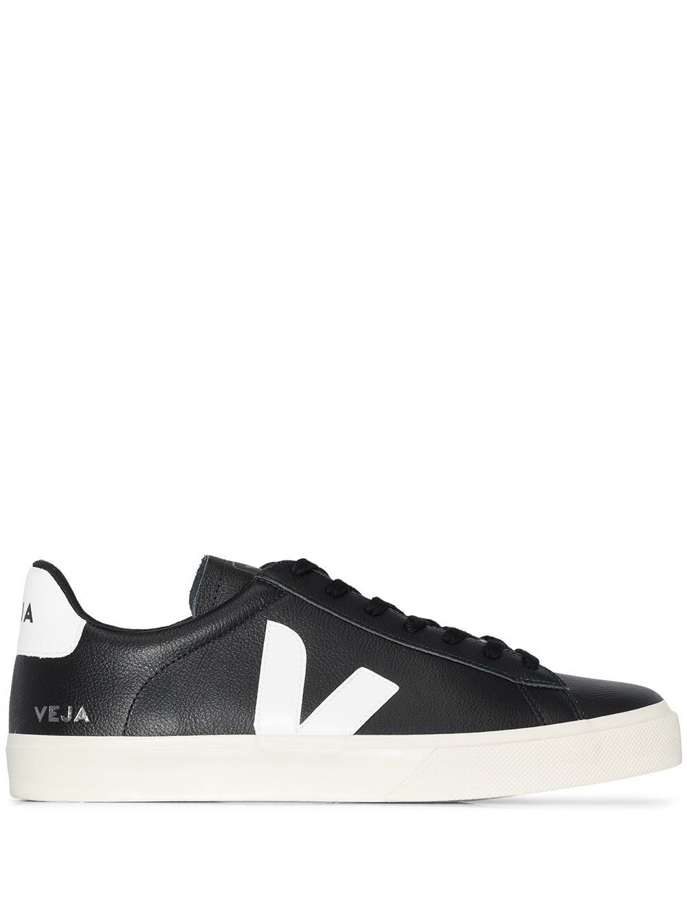 фото Veja black campo chromefree leather sneakers