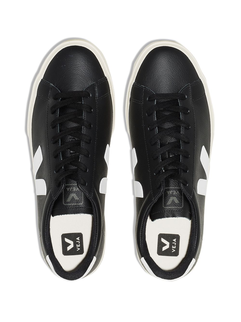 фото Veja black campo chromefree leather sneakers