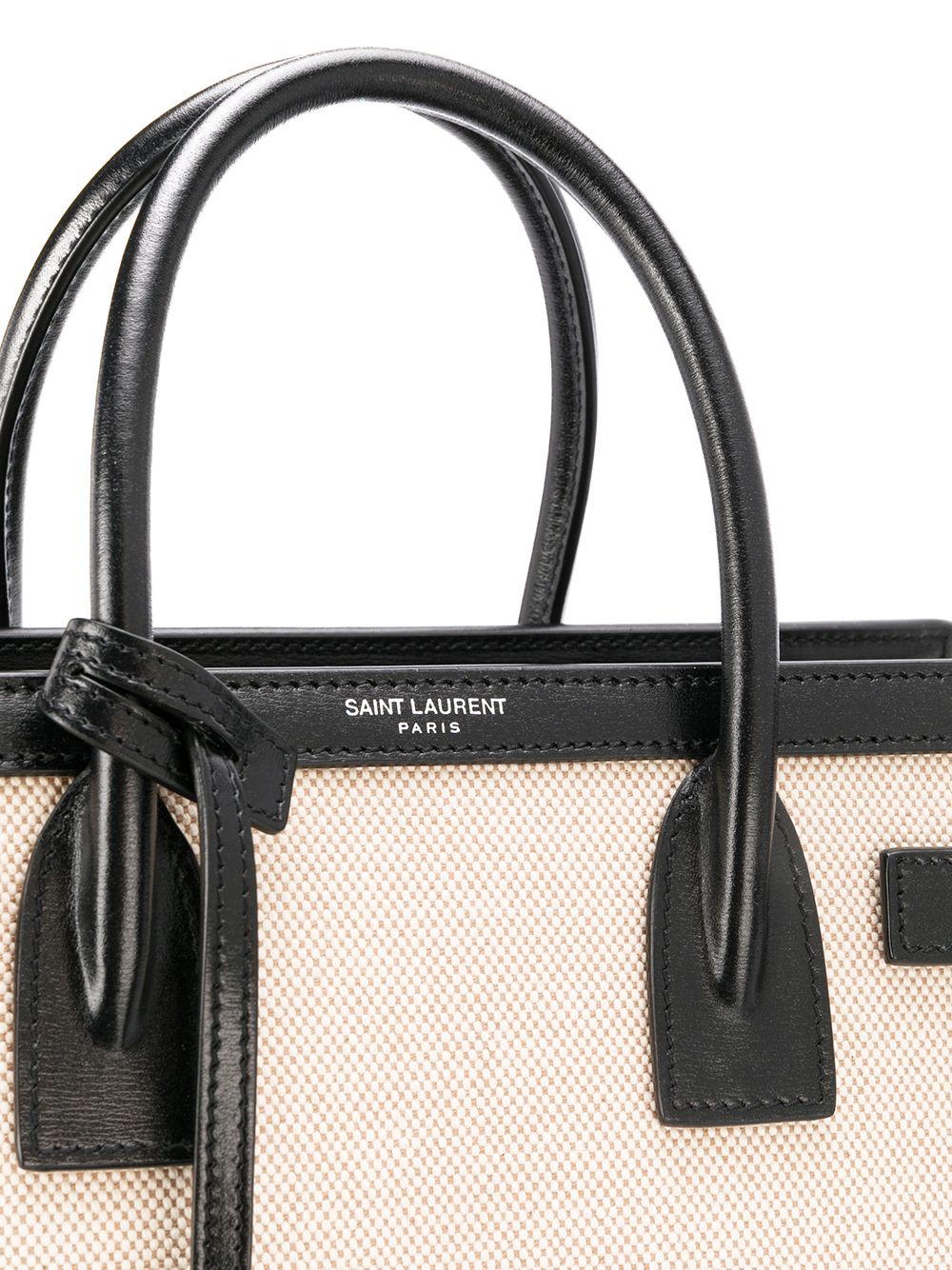 фото Saint laurent маленькая сумка-тоут sac de jour