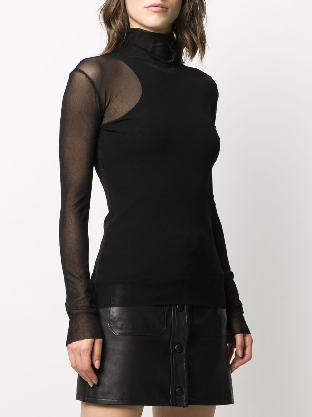 фото Jean paul gaultier pre-owned 1990s sheer top