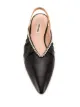 Miu Miu crystal-embellished slingback ballerina shoes