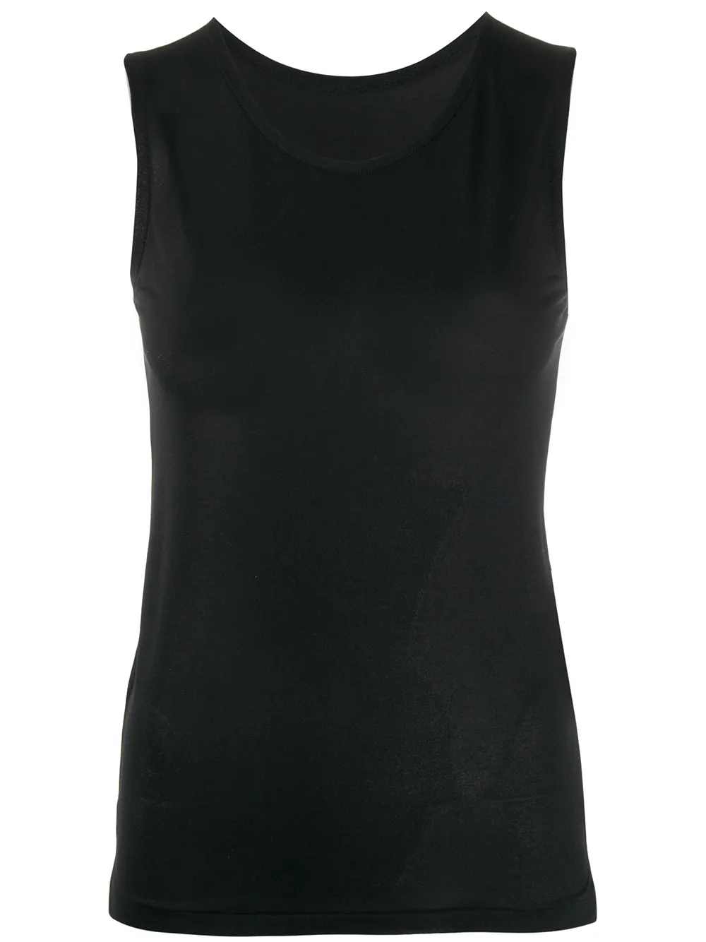 

Yohji Yamamoto Pre-Owned camiseta con cuello redondo 1990 - Negro