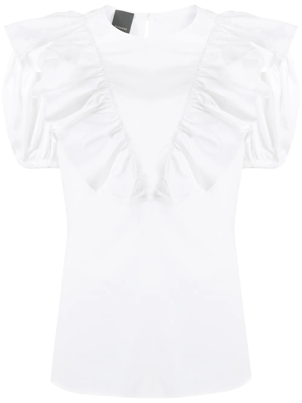 Pinko Bluse Mit V-Ausschnitt udU3J SxLI4 Pinko Bluse Mit V-Ausschnitt udU3J SxLI4