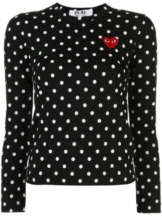 PLAY COMME des GARCONS Tシャツ XS ギャルソン　ドット Comme Des Garçons Play ポルカドット Tシャツ 通販 - FARFETCH