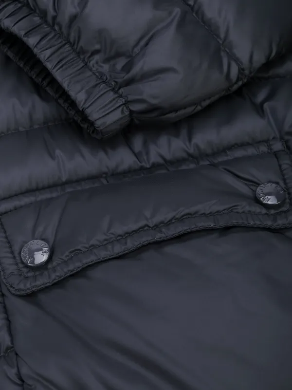 moncler fitted padded jacket