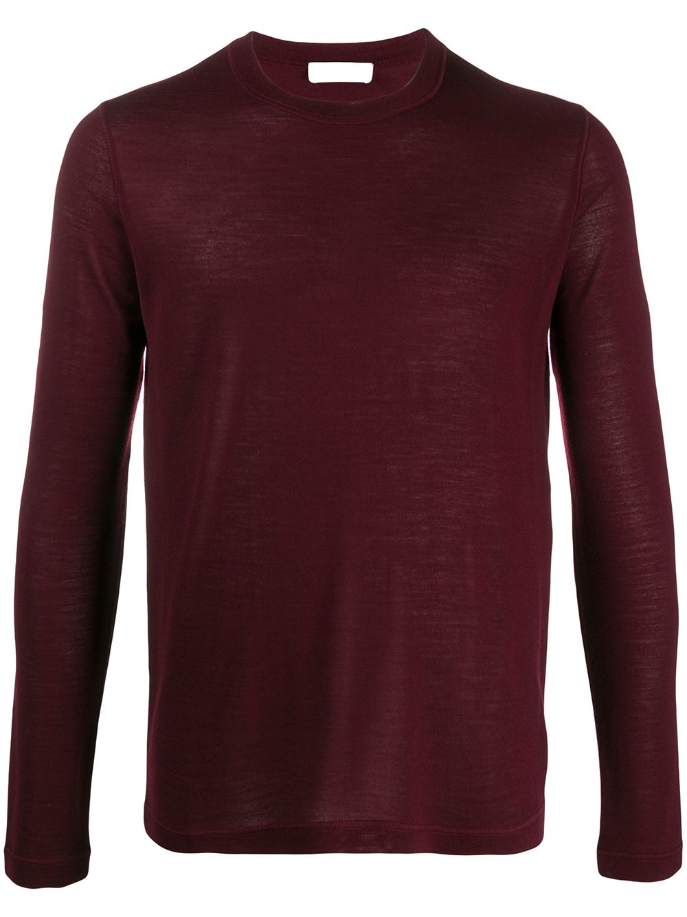 Shop Jil Sander Crewneck Fine-knit Jumper In Red