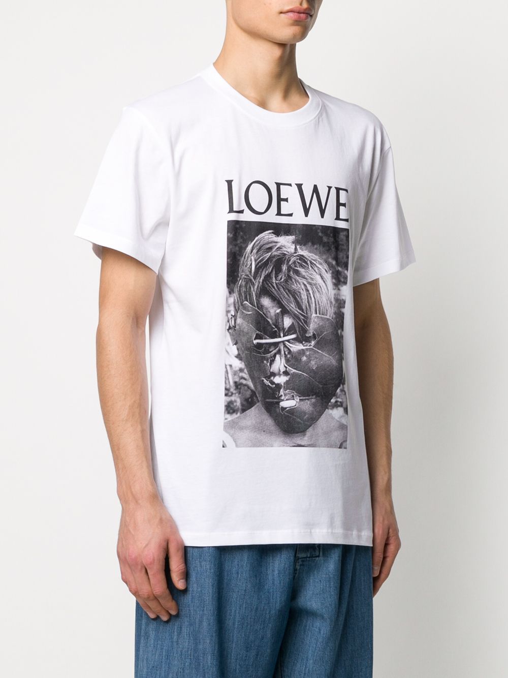 фото Loewe photo print logo t-shirt