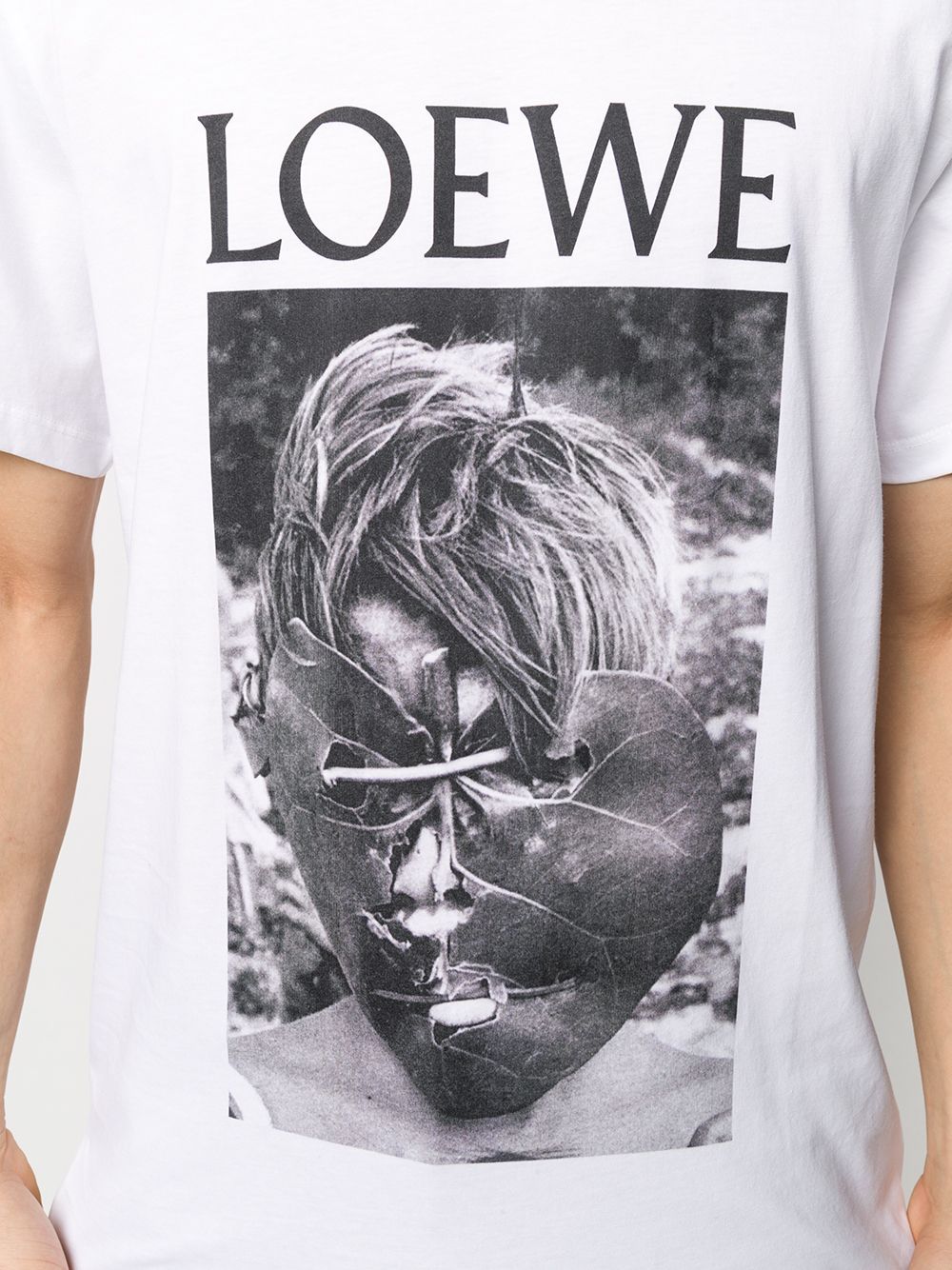 фото Loewe photo print logo t-shirt