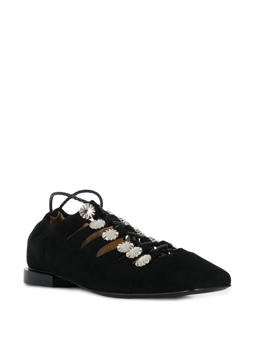 фото Toga pulla lace-up ballerina shoes