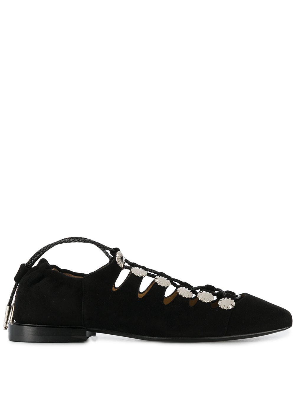 фото Toga pulla lace-up ballerina shoes