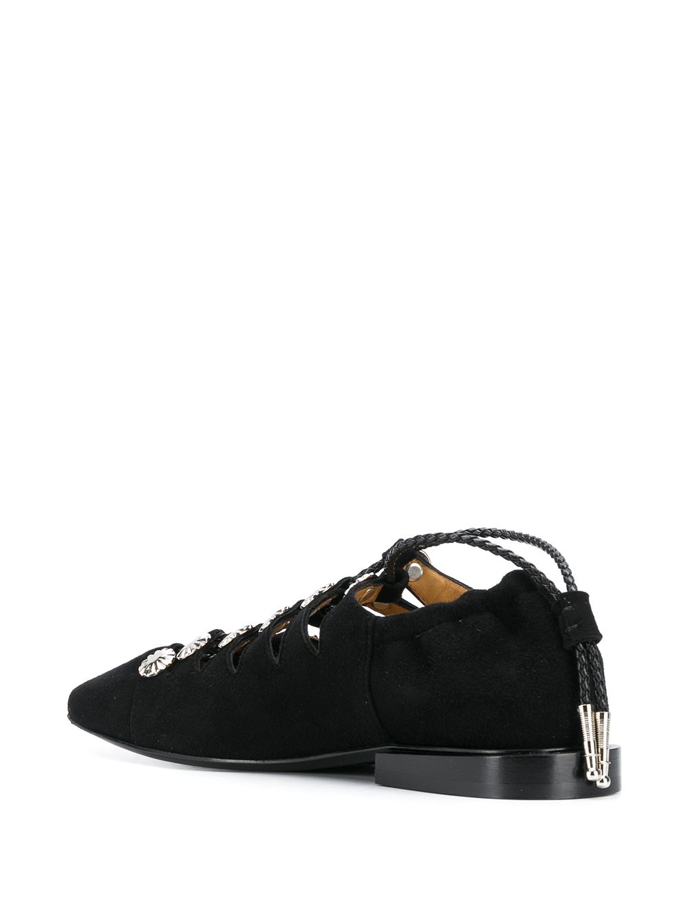 фото Toga pulla lace-up ballerina shoes