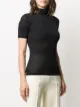 Yohji Yamamoto Pre-Owned تيشيرت شبه شفاف برقبة عالية 1990