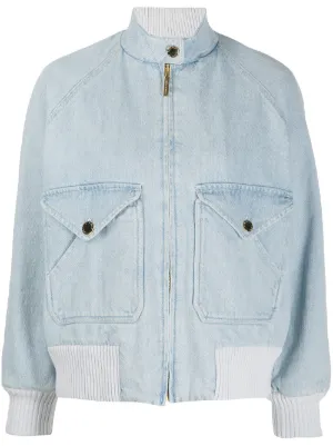alberta ferretti denim jacket