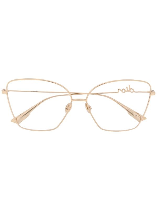 dior gold frame glasses