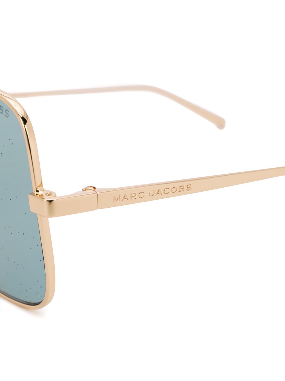 фото Marc jacobs eyewear массивные солнцезащитные очки с двойной планкой