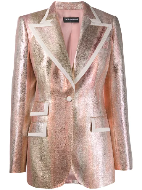 Dolce & Gabbana shimmer tailored jacket