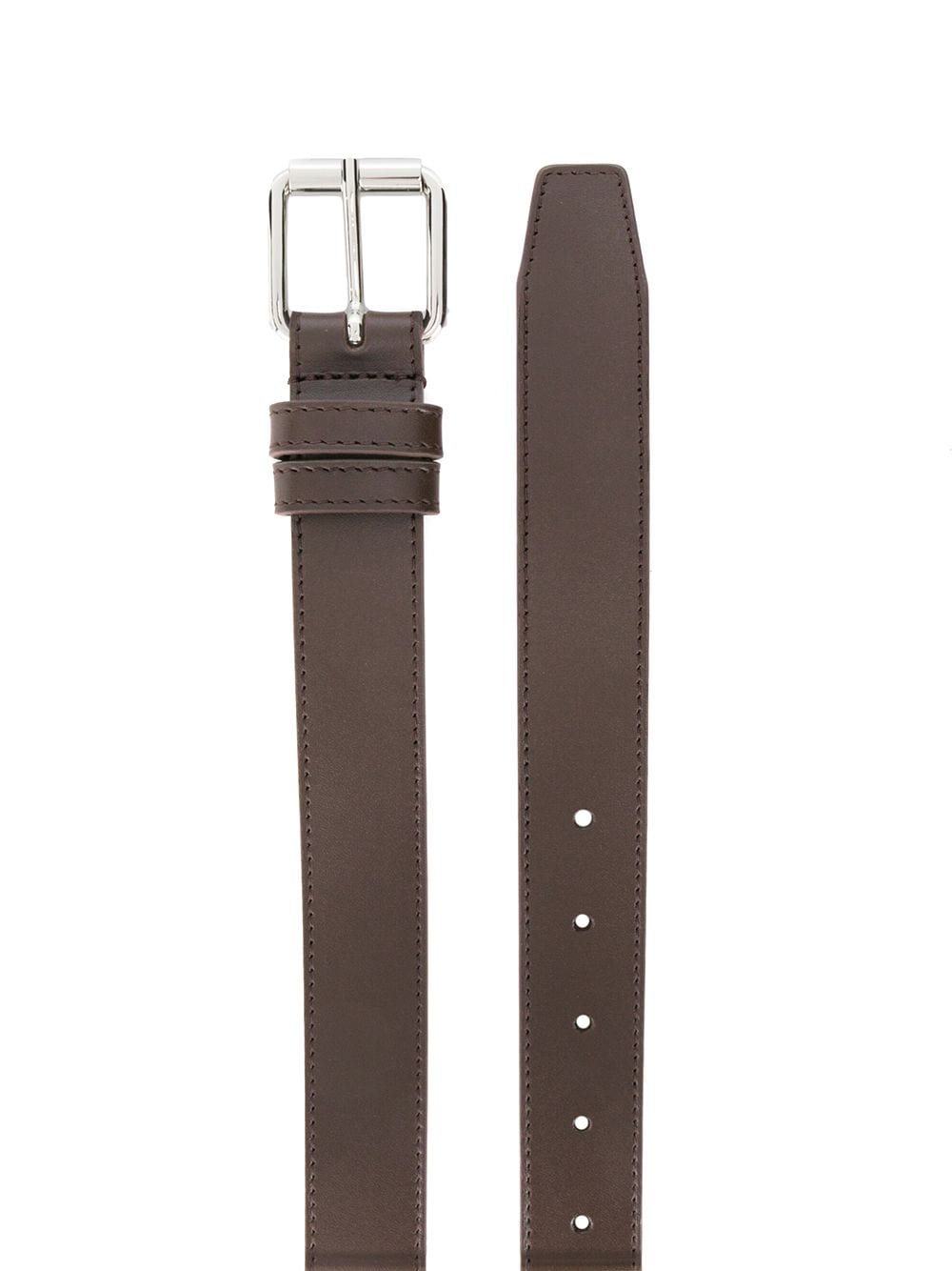 Image 2 of Comme Des Garçons Wallet square-tip leather belt