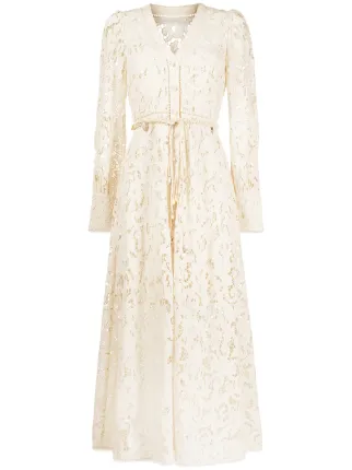 Zimmermann freja embroidered dress Clearance