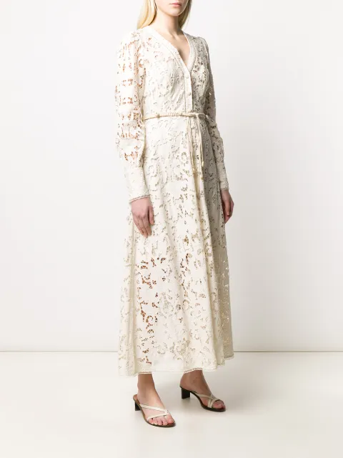Zimmermann Freja Embroidered Dress Ss20 