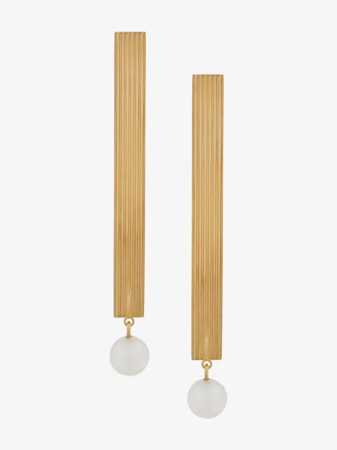 Aliita boucles d'oreilles en or 9ct à perles