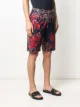 Etro leaf print tailored shorts