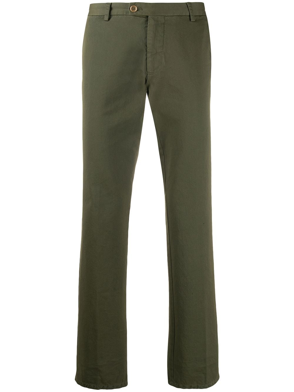 Etro Straight-leg Chinos In Green