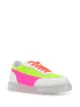 Image 2 of Joshua Sanders Zenith low-top neon trainers