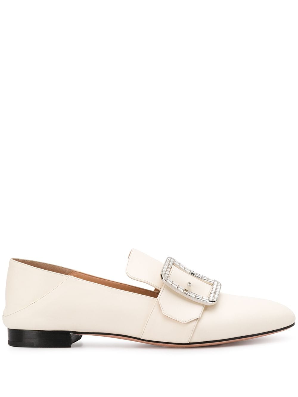 Image 1 of Bally Janelle rhinestone buckle loafers
