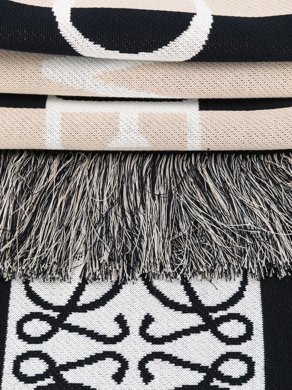 фото Loewe logo intarsia scarf