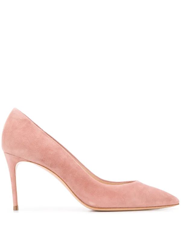 pink pointed toe heels