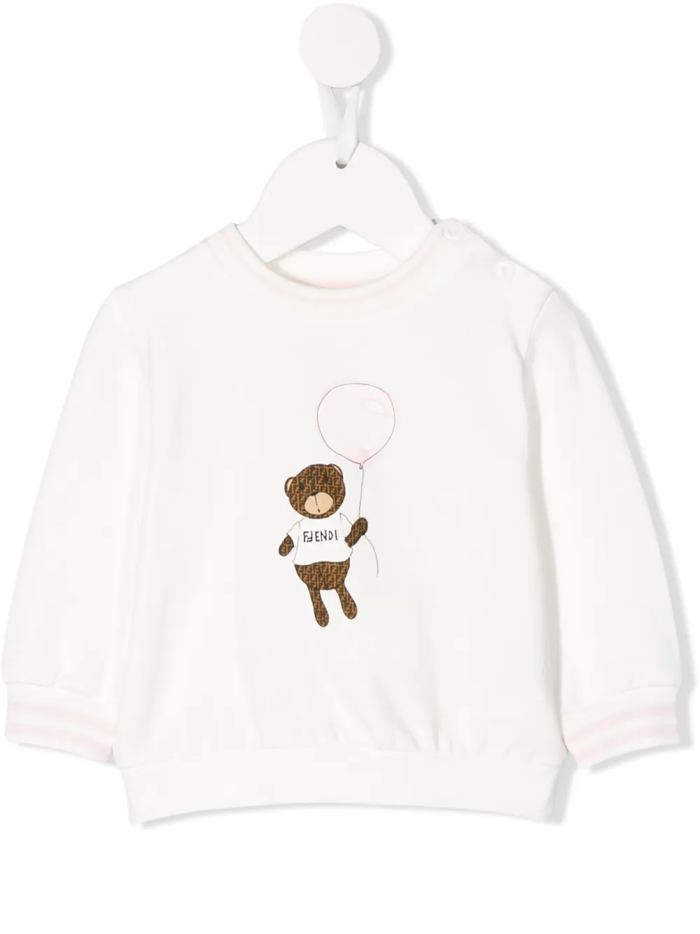 фото Fendi kids bear print jumper