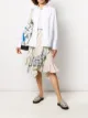 Imagen 2 de JW Anderson falda a rayas con volantes