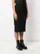 Moschino front slit midi skirt