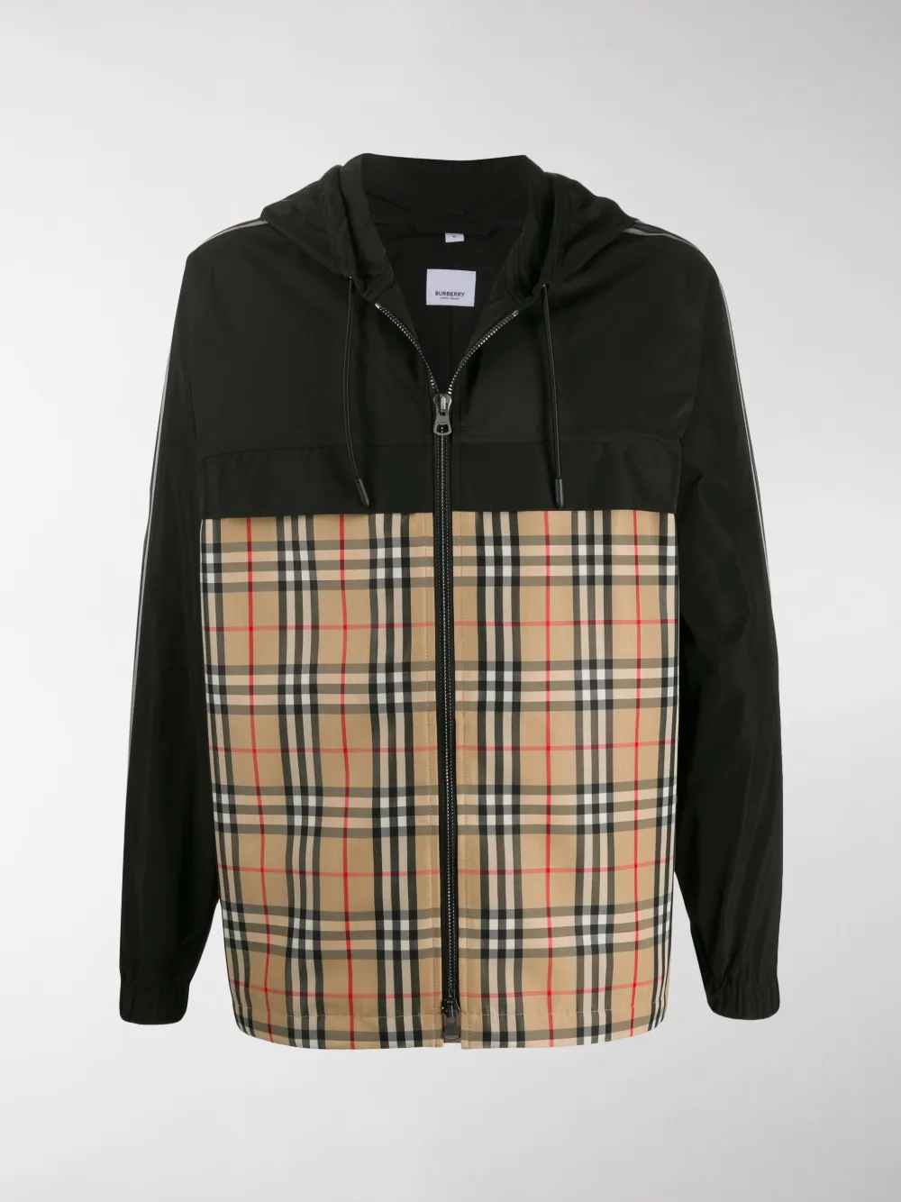 BURBERRY VINTAGE CHECK HOODED JACKET,802403114827956