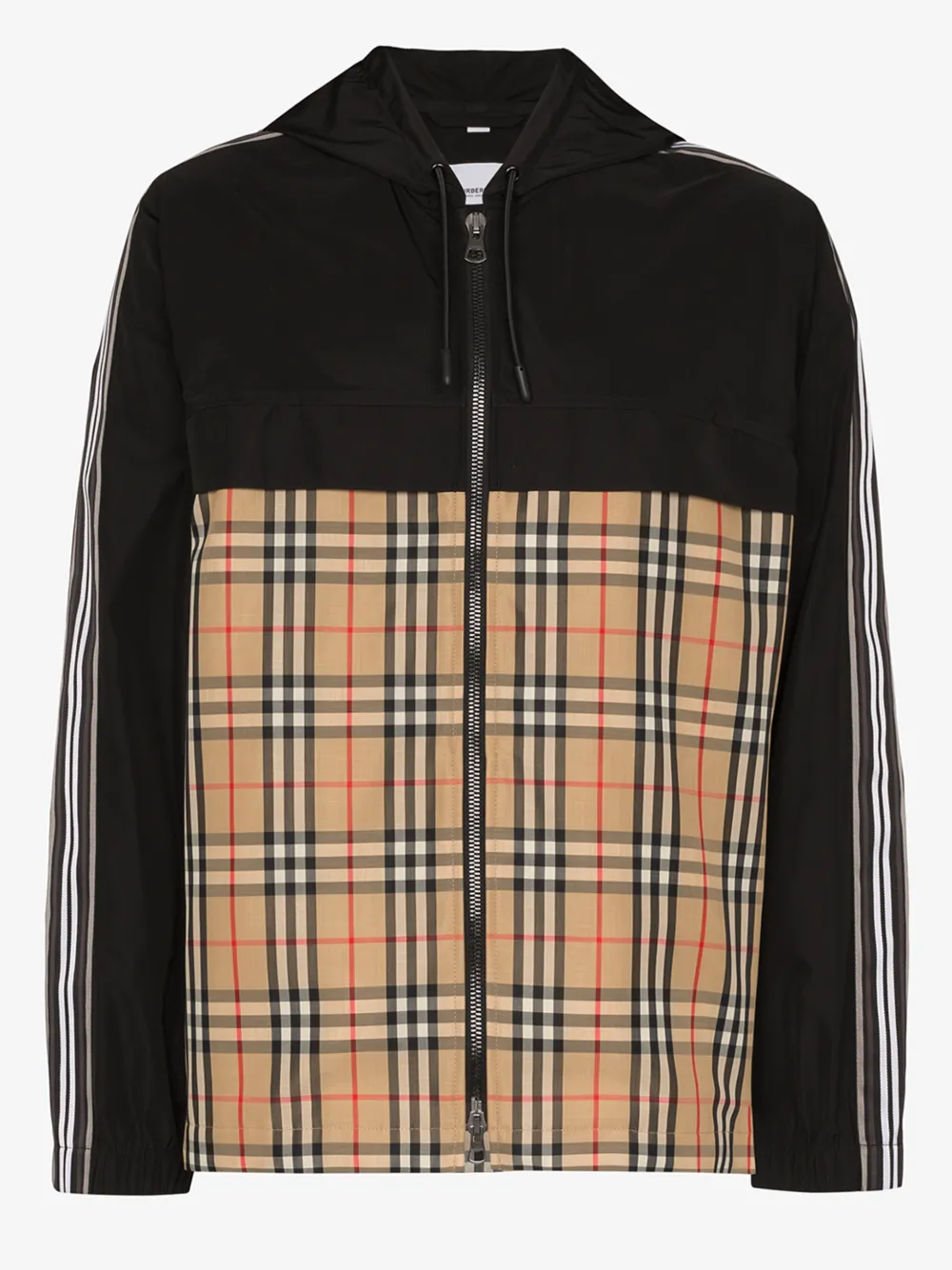 BURBERRY BURBERRY VINTAGE CHECK HOODED JACKET,802403114827956