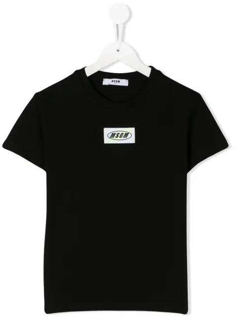 MSGM Kids playera con parche del logo