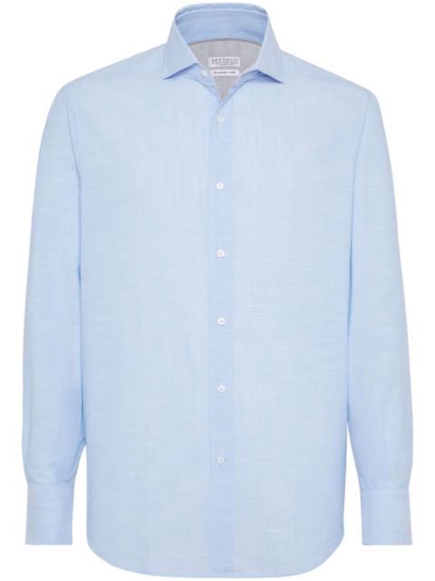 Brunello Cucinelli long-sleeve cotton shirt Men