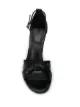 Sandro Paris embossed leather sandals